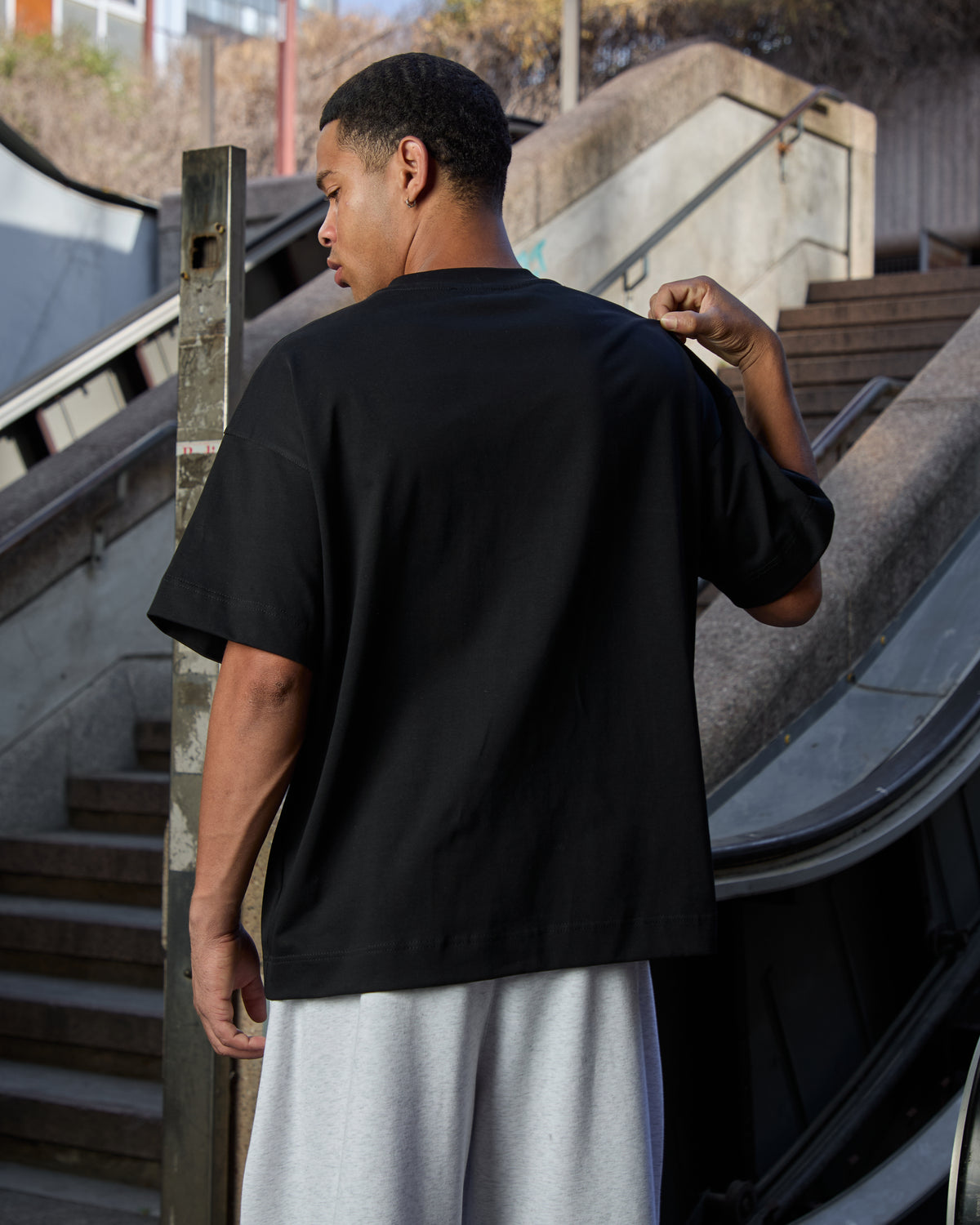 T-Shirt Logo Metal Nera