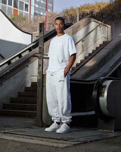 Joggers Logo Metal Grigio