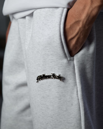Joggers Logo Metal Grigio