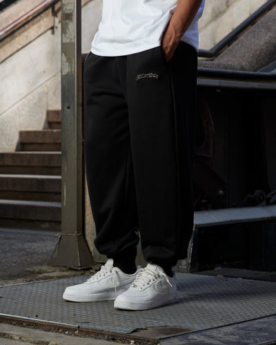 Joggers Logo Metal Nero