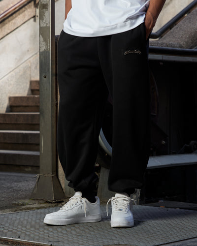 Joggers Logo Metal Nero