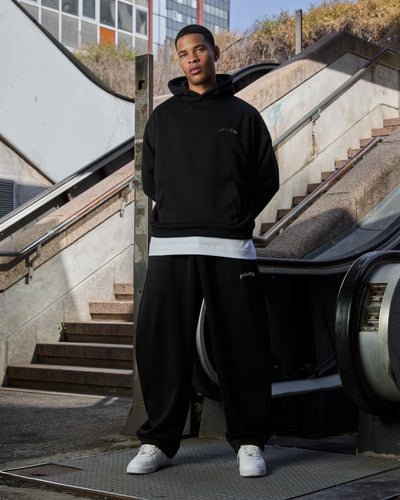 Hoodie Logo Metal Nera