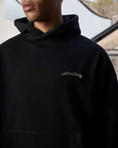 Hoodie Logo Metal Nera