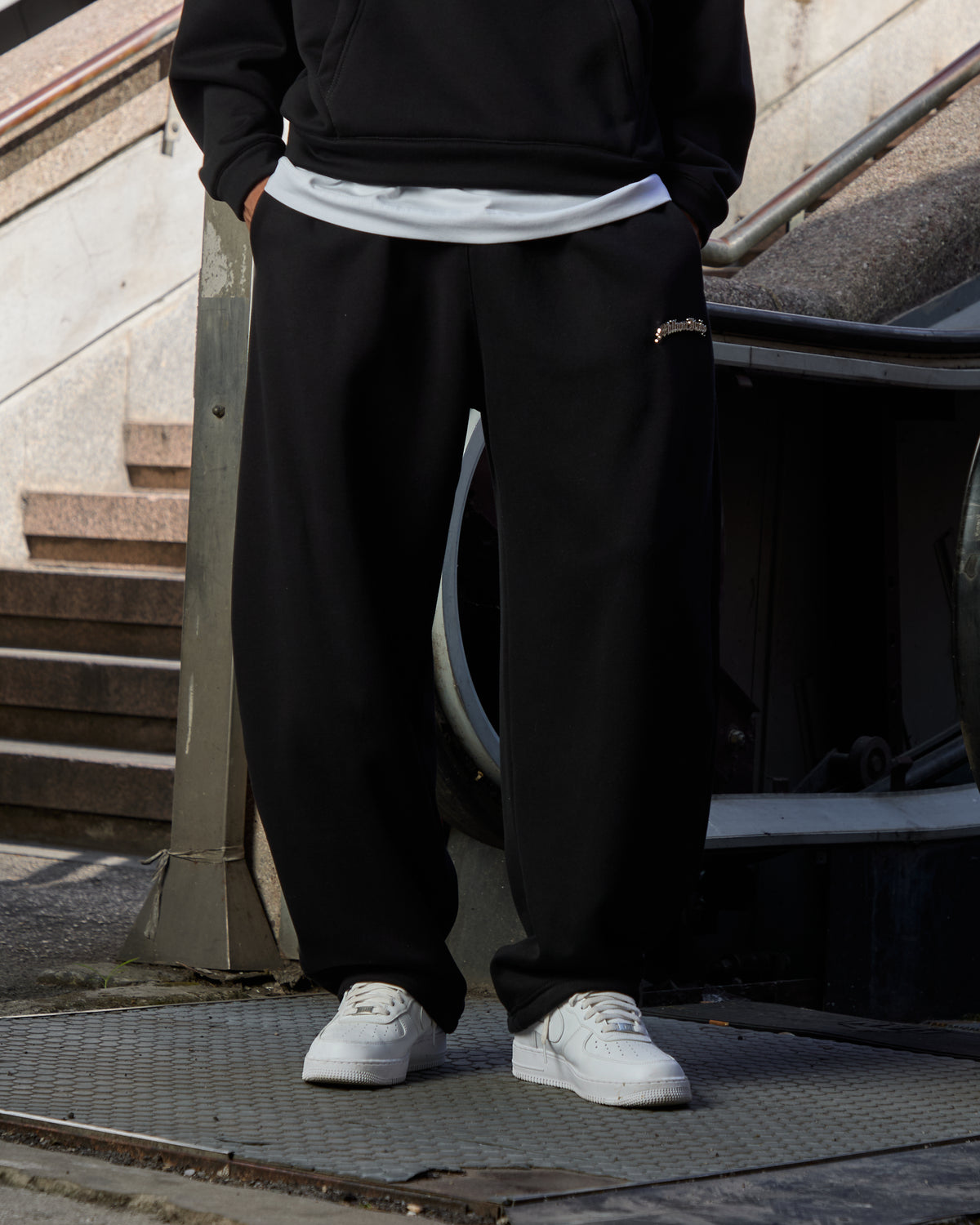 Baggy Logo Metal Nero
