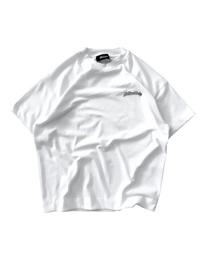 T-Shirt Logo Metal Bianca